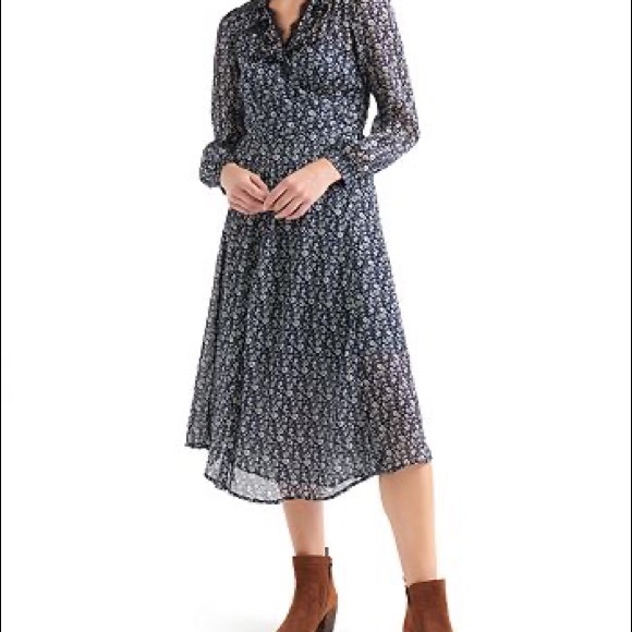 Lucky Brand Wrap Maxi Dress - Picture 1 of 8